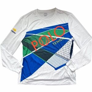 Polo Ralph Lauren Men’s 2022 US Open Tennis Graphic Long Sleeve T-shirt XL
